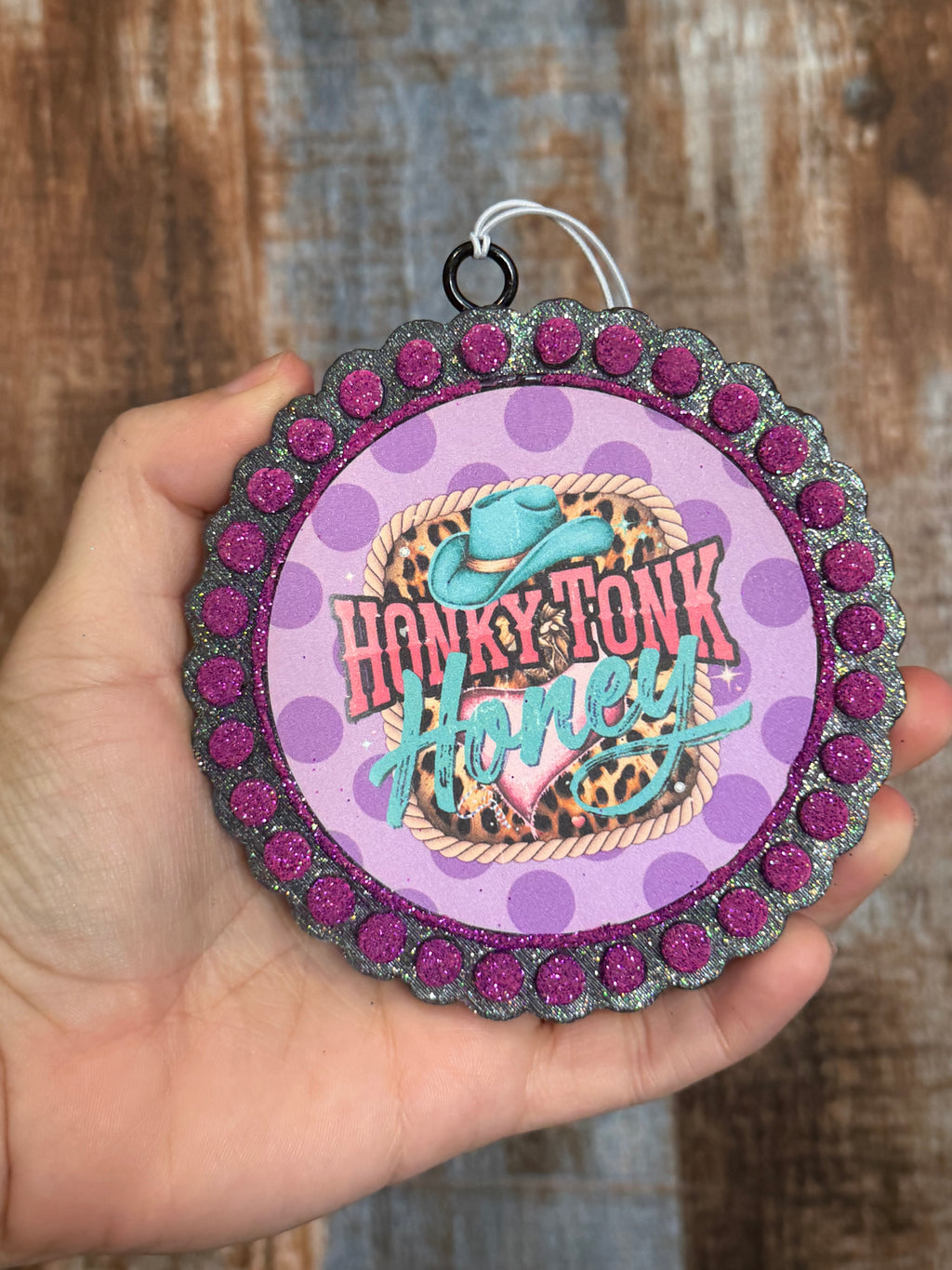 Honky Tonk Honey Car Freshie | Western Cowgirl Air Freshener | Citrus Breeze Scent |