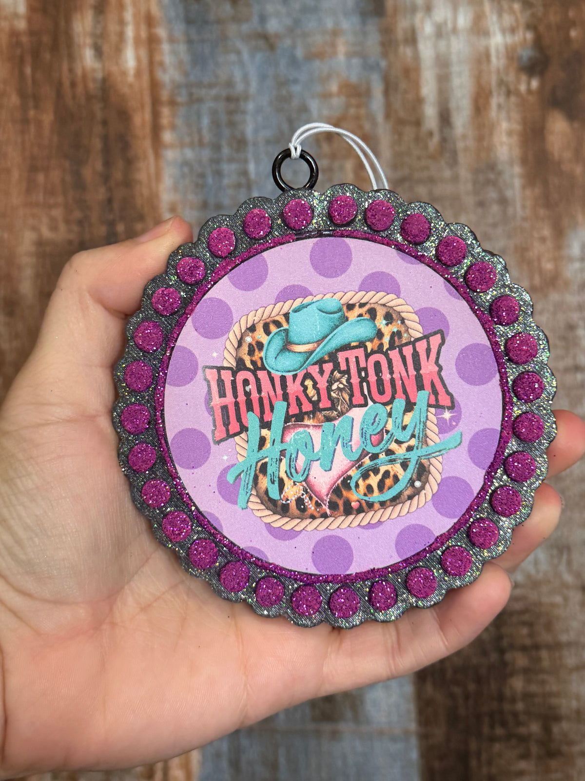 Honky Tonk Honey Car Freshie | Western Cowgirl Air Freshener | Citrus Breeze Scent |