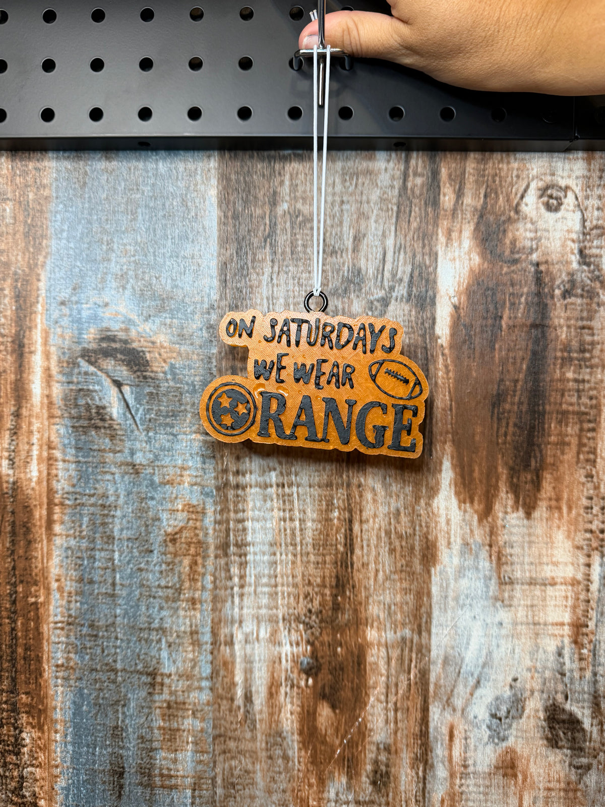 On Saturdays We Wear Orange Car Freshie | Tennessee Vols Air Freshener