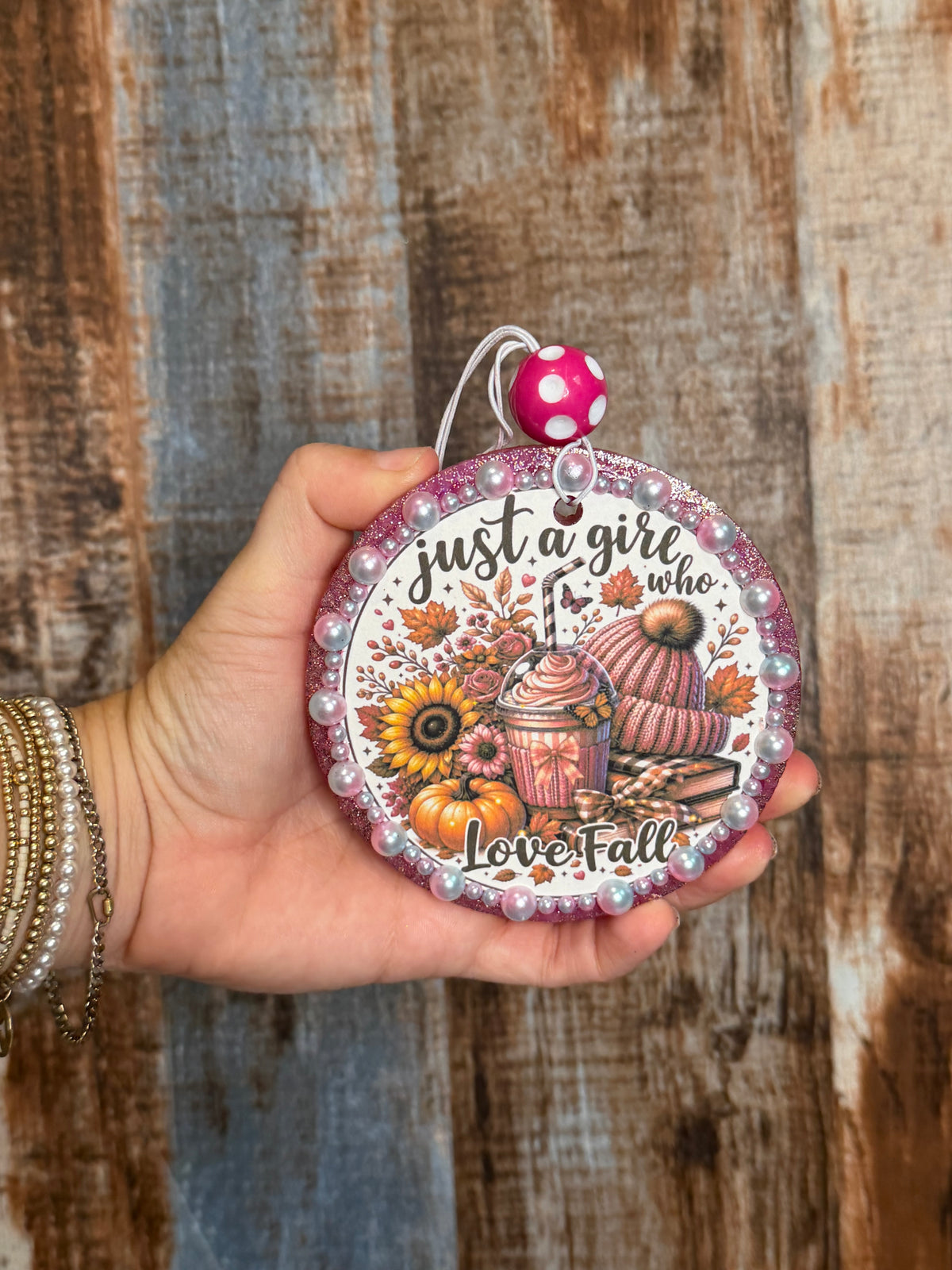 Just a Girl Who Loves Fall Car Freshie | Belle Scent