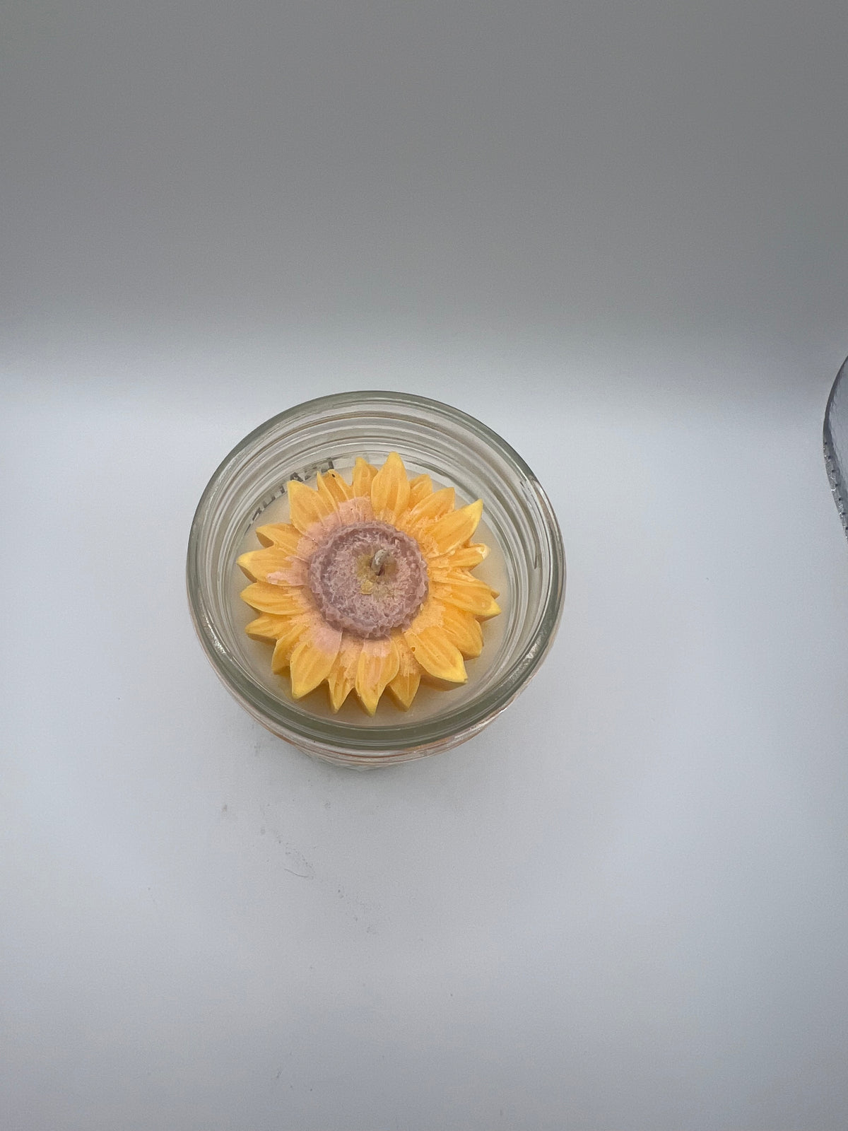 Sunflower | 8 oz Rustic Glass Jar Candle