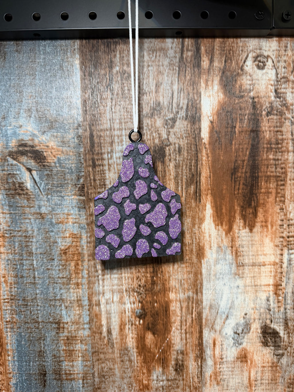 Ear Tag Car Freshie | Magnolia Moon Scent | Western Cow Tag Car Air Freshener | Cowgirl Car Charm | Handmade Rustic Decor