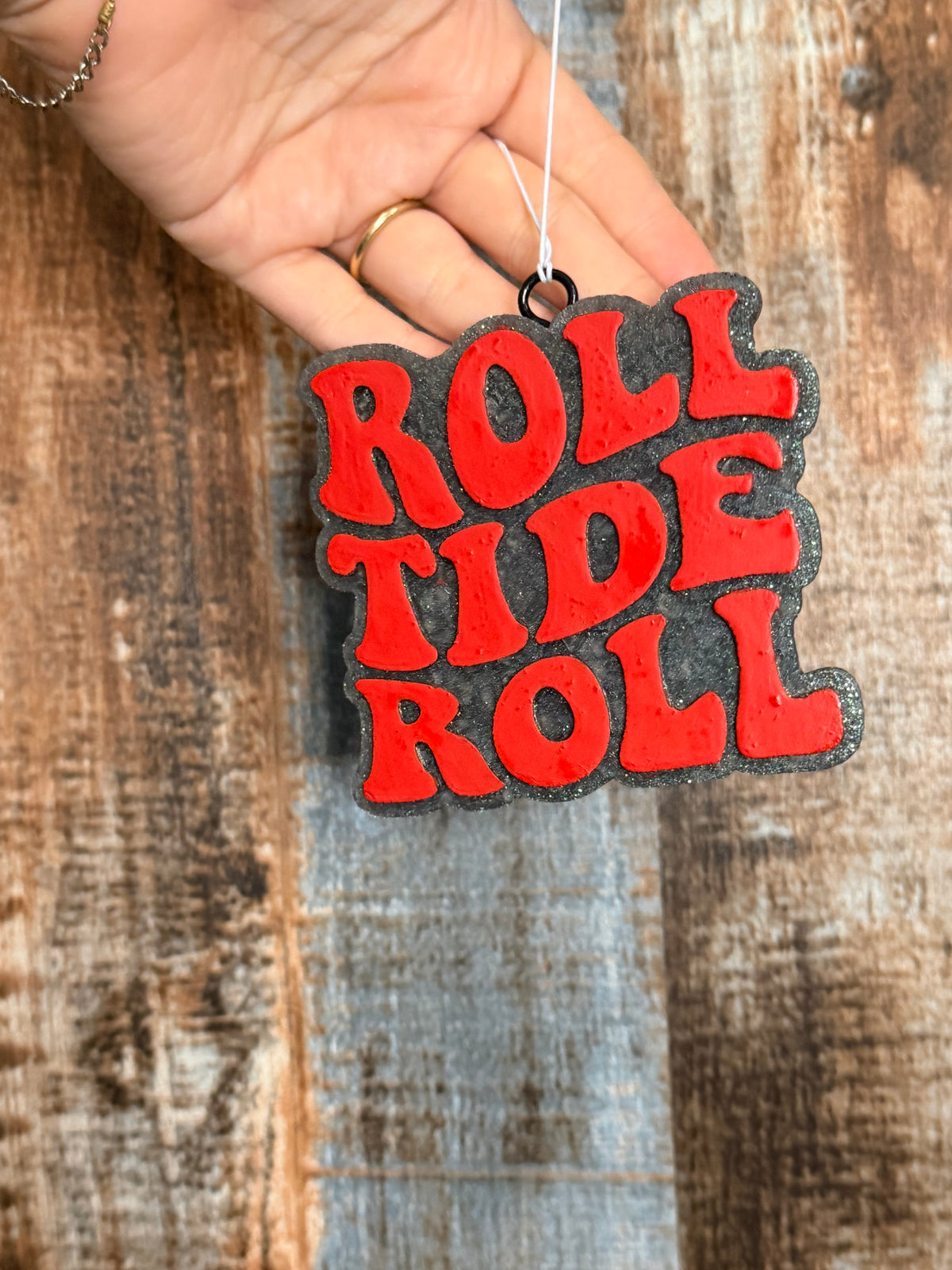 Roll Tide Roll Car Freshie | Black Ice Scent