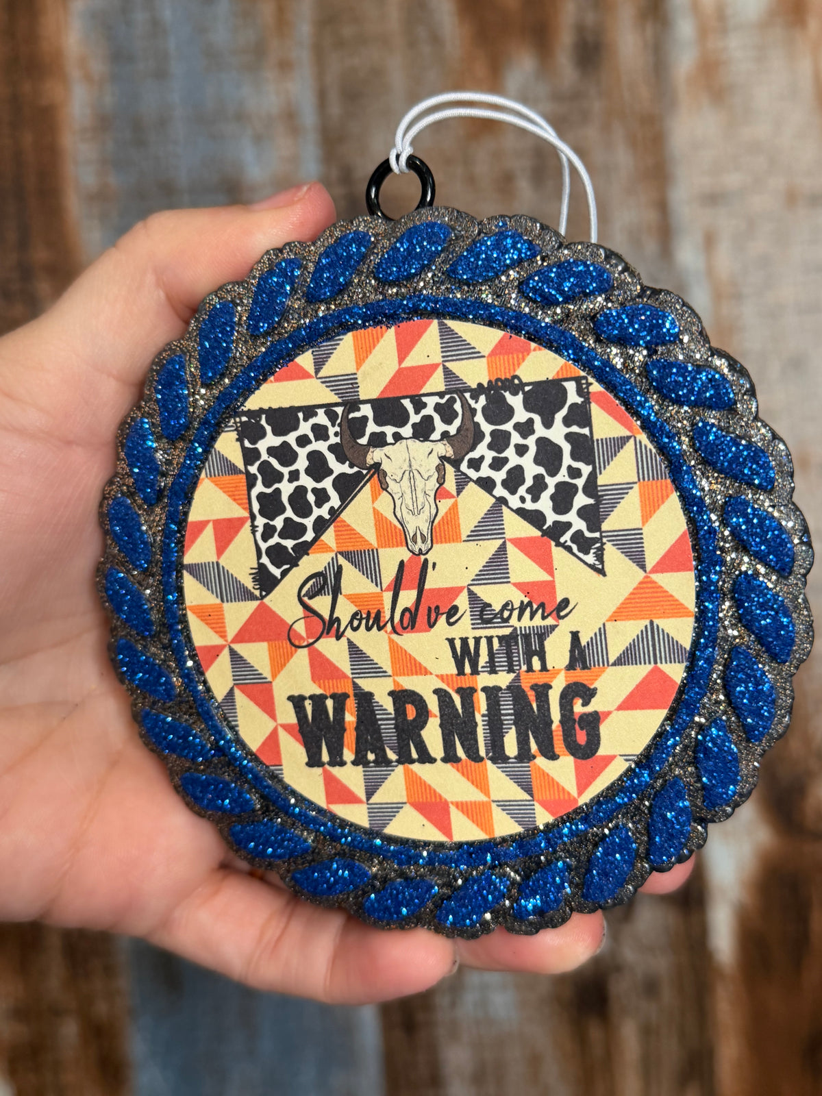 Should’ve Come With a Warning Western Car Freshie | Citrus Breeze Scent
