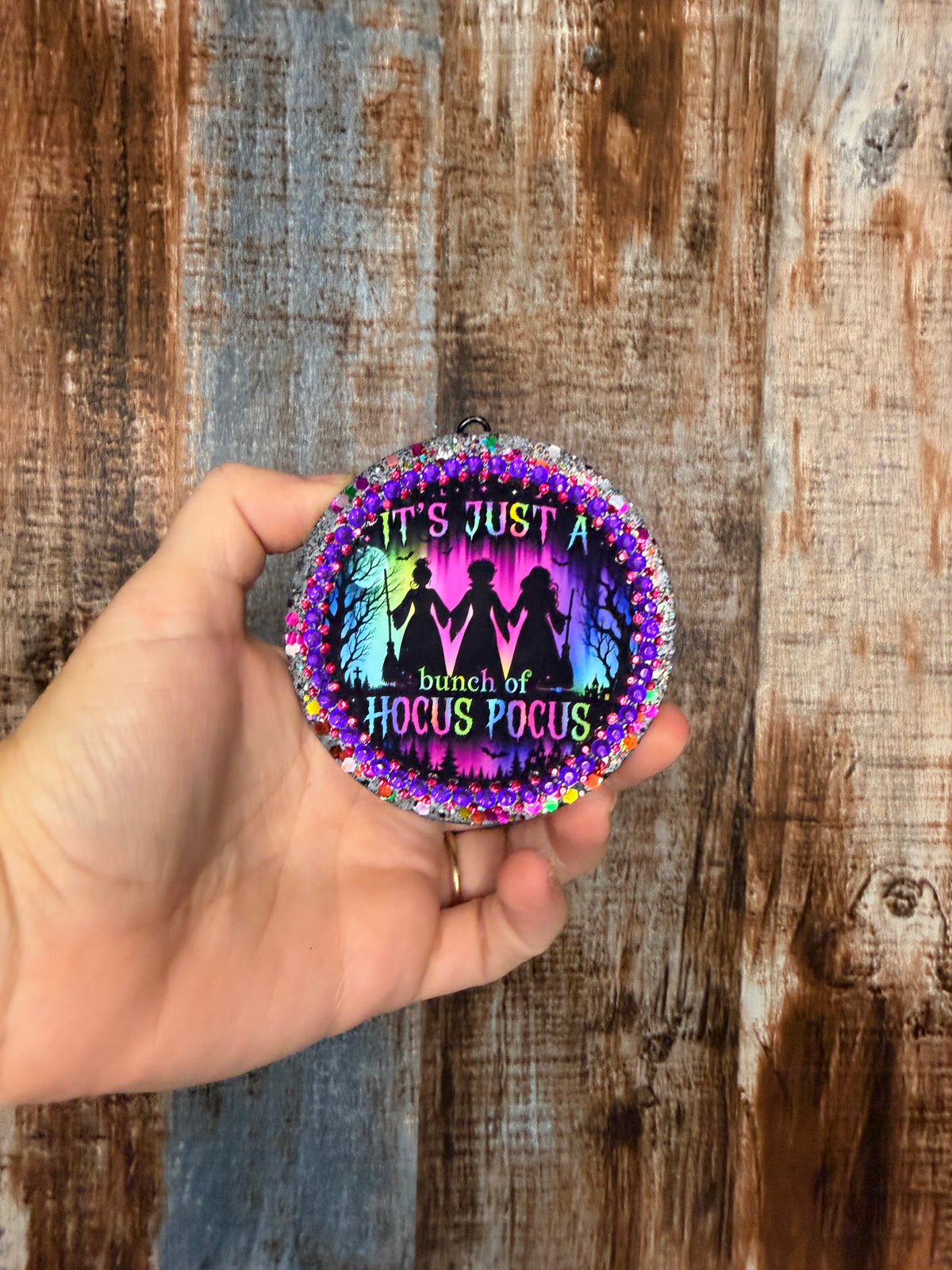 Hocus Pocus Car Freshie | Flannel Scent | Halloween Car Air Freshener | Witchy Halloween Decor | Spooky Freshie