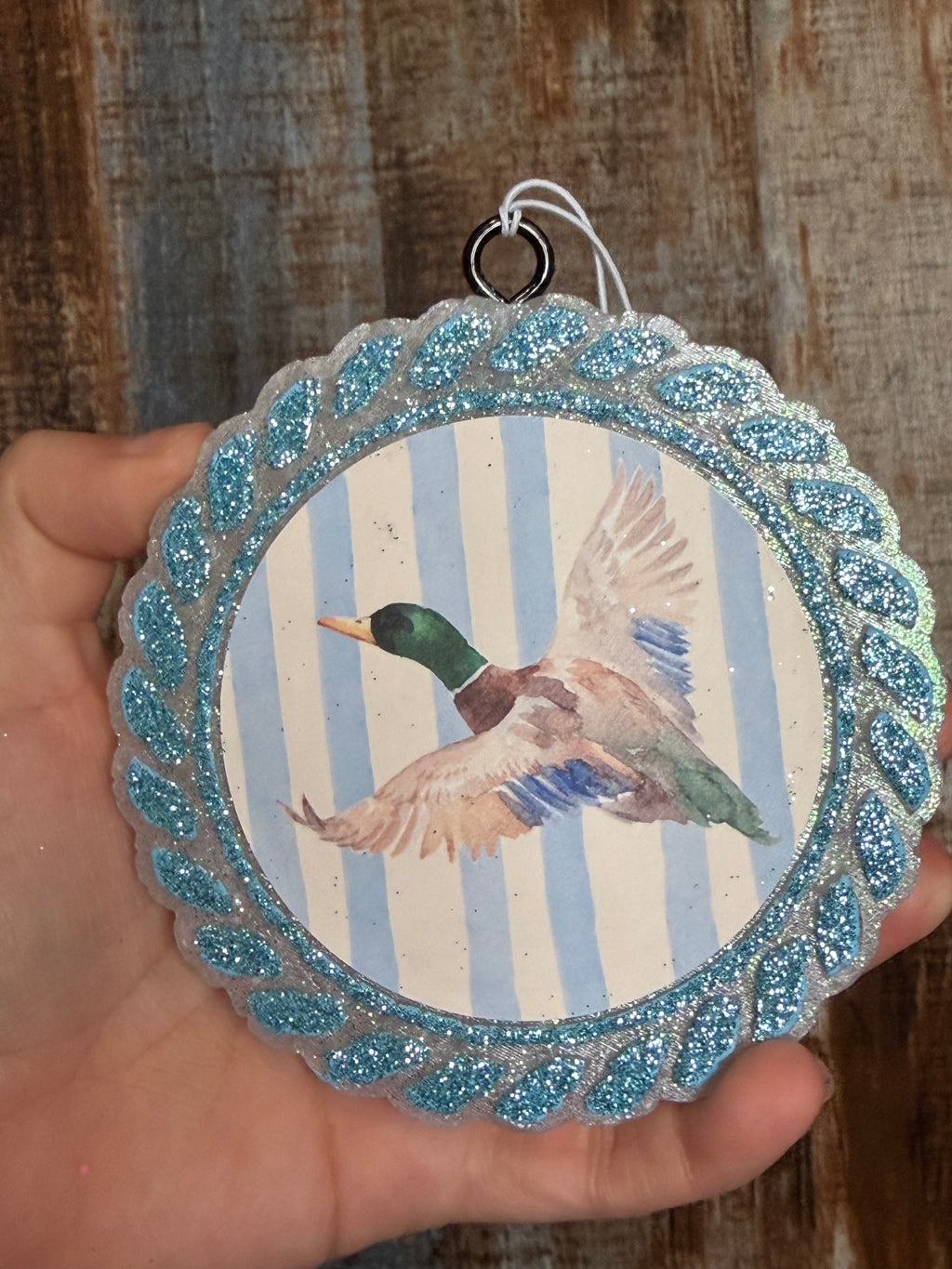 Blue Mallard Duck Car Freshie | Golden Harvest Scent