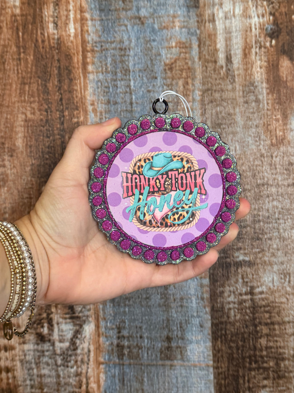 Honky Tonk Honey Car Freshie | Western Cowgirl Air Freshener | Citrus Breeze Scent |