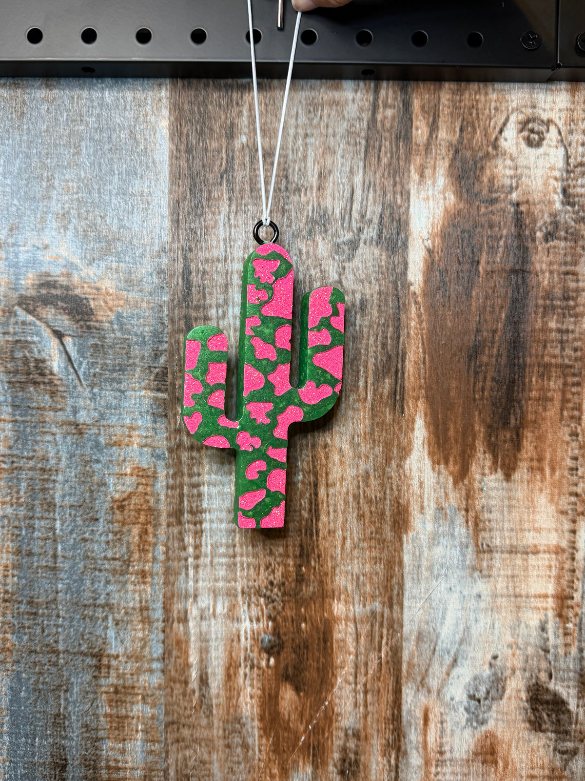 Cactus Car Freshie – Strawberry Bliss Scent | Western Desert Air Freshener