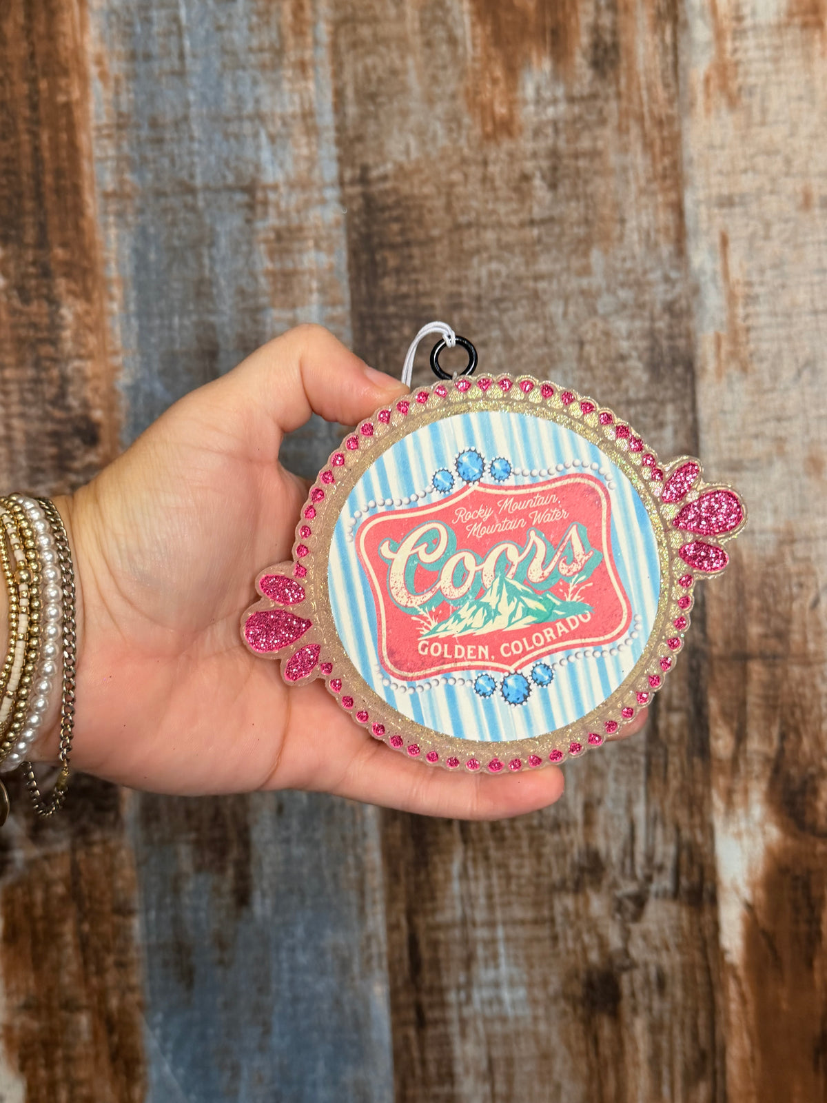 Coors Western Car Freshie | Belle Scent | Retro Cowgirl Air Freshener