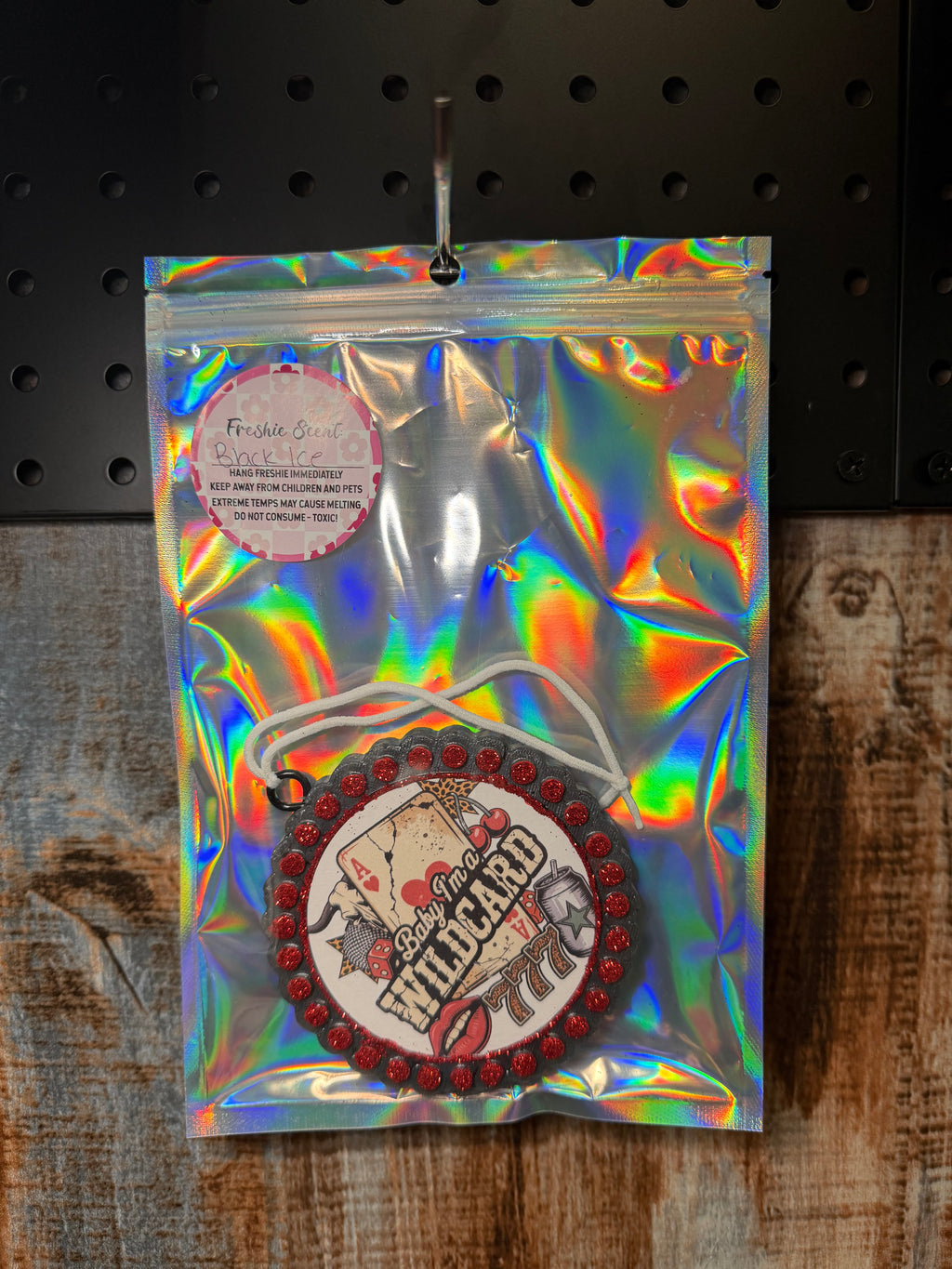 Baby I’m a Wild Card Car Freshie | Black Sea Scent | Western Car Air Freshener