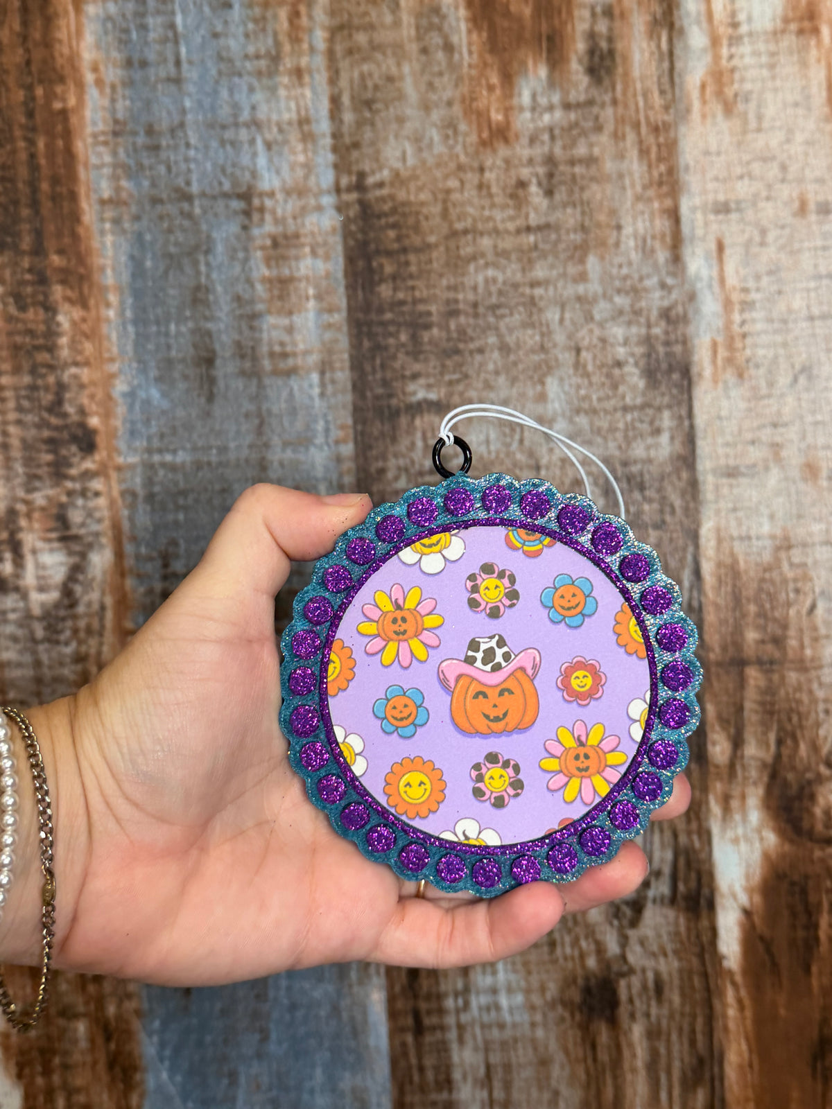 Cowgirl Pumpkin Car Freshie | Harvest Pipe Scent