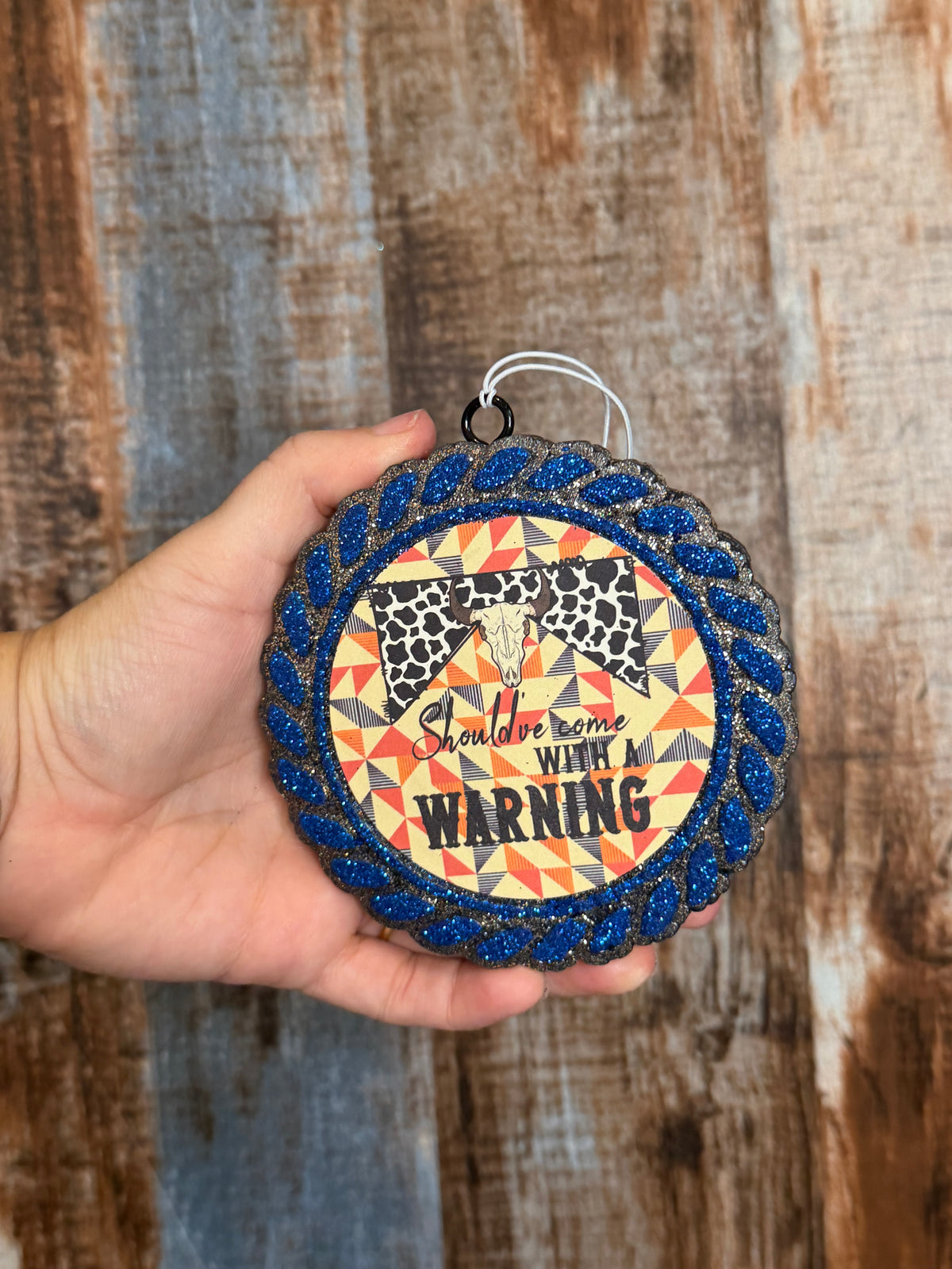 Should’ve Come With a Warning Western Car Freshie | Citrus Breeze Scent