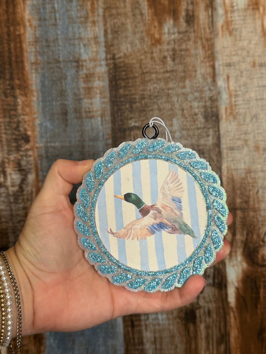 Blue Mallard Duck Car Freshie | Golden Harvest Scent