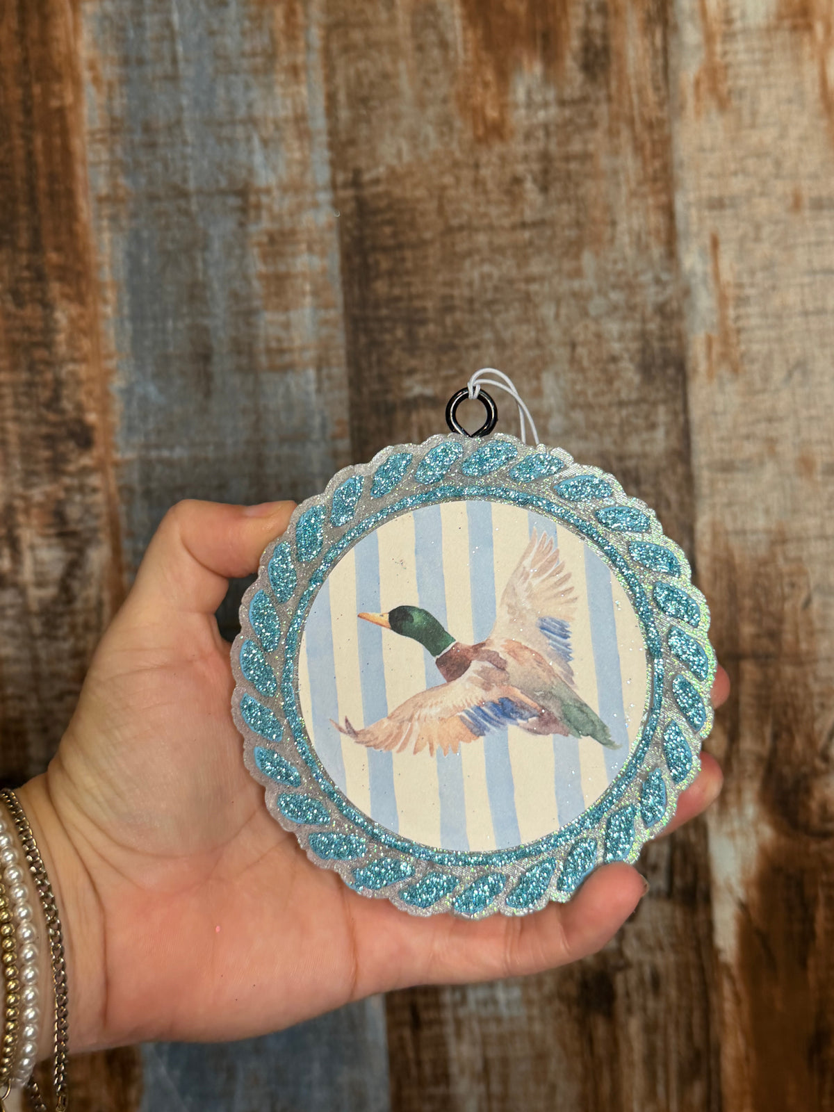 Blue Mallard Duck Car Freshie | Golden Harvest Scent