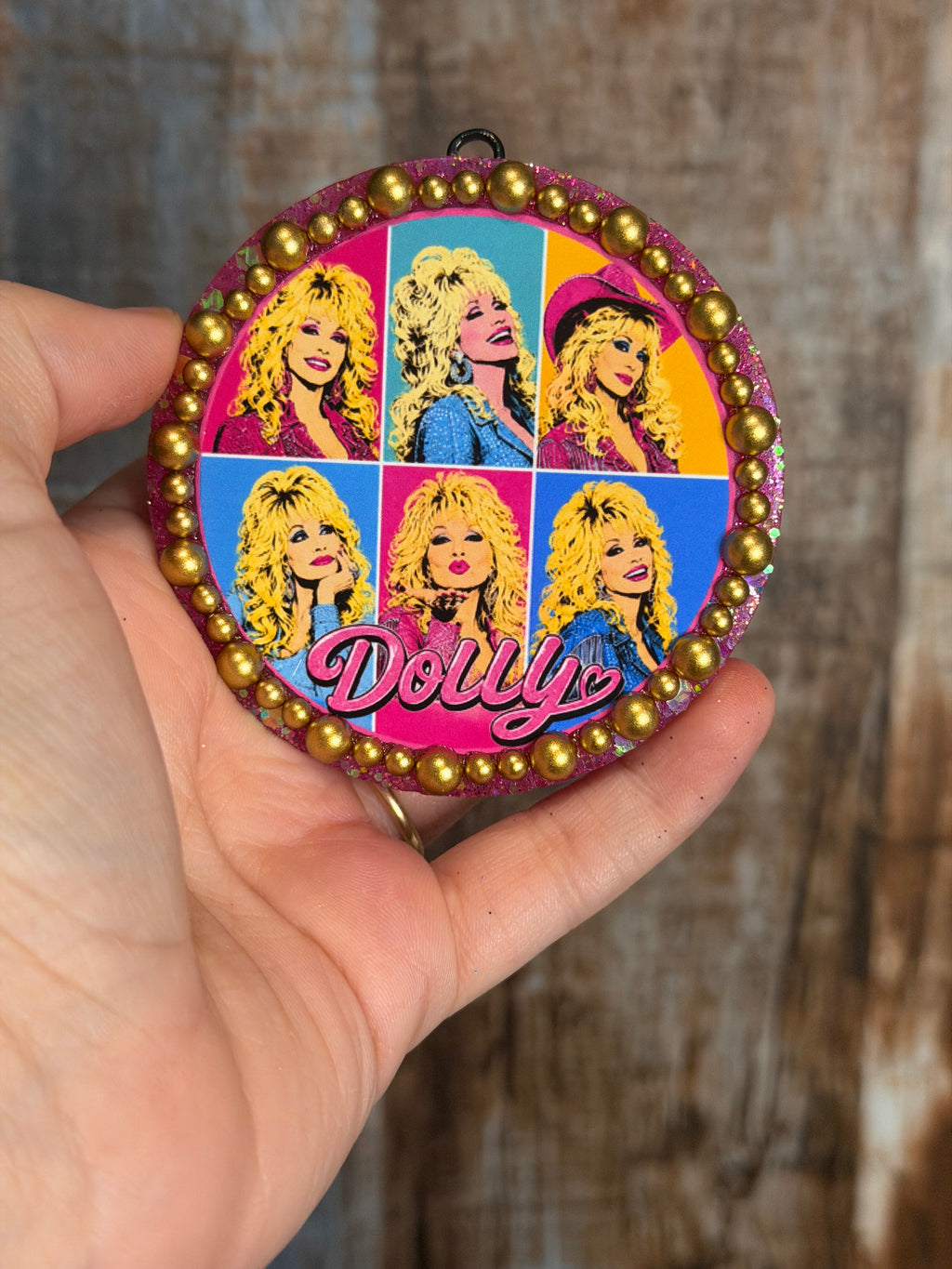 Dolly Pop Art Car Freshie – Strawberry Bliss