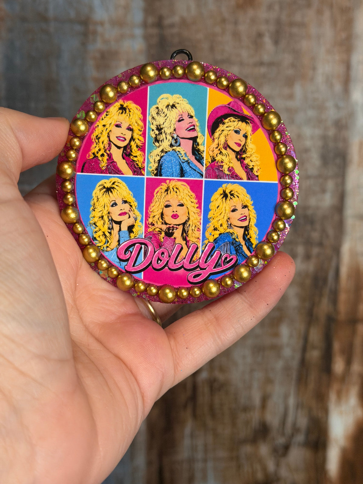 Dolly Pop Art Car Freshie – Strawberry Bliss
