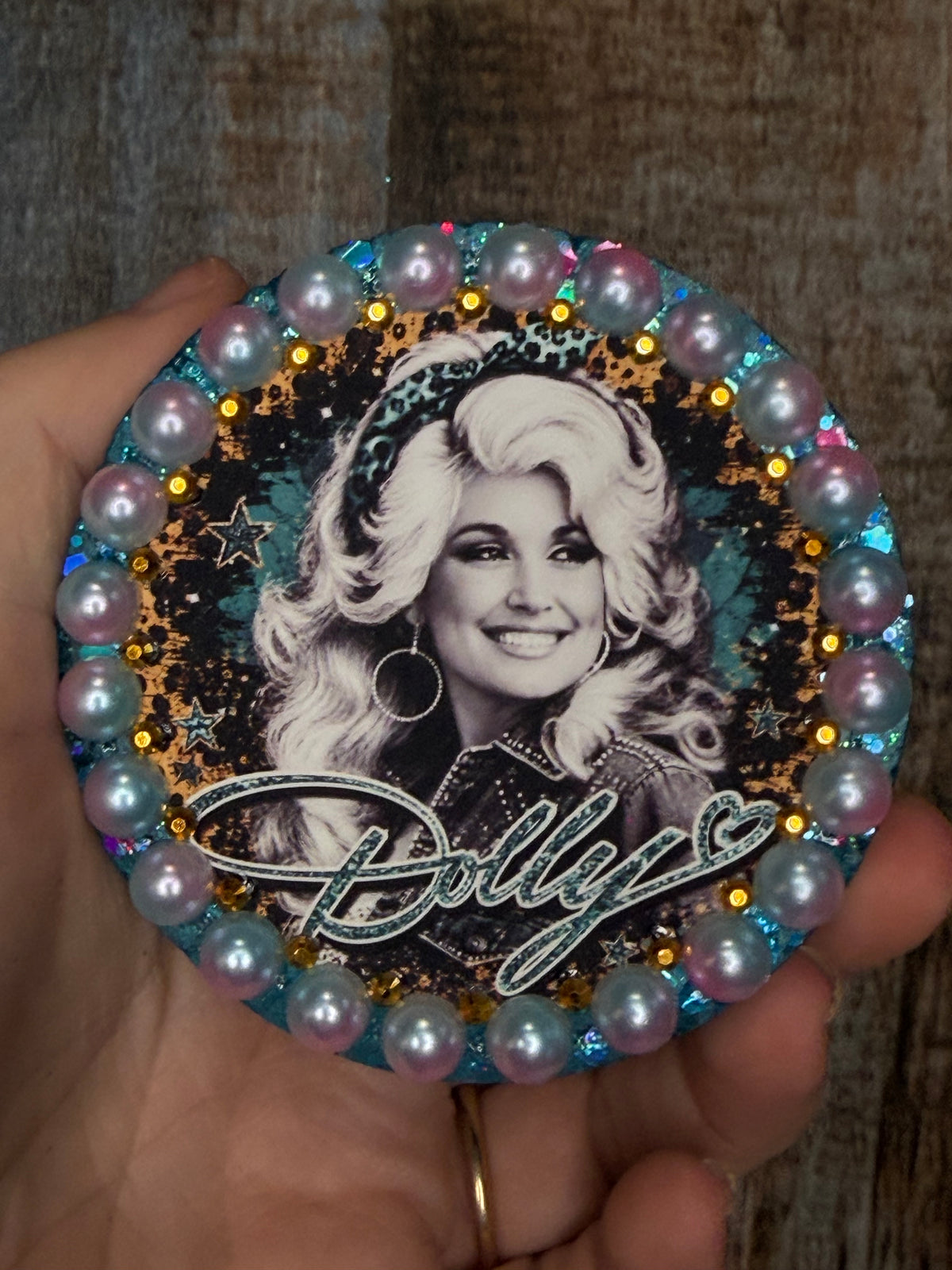 Dolly Inspired Car Freshie | Sweater Weather Scent | Country Music Air Freshener | Western Car Decor | Rhinestone Freshie
