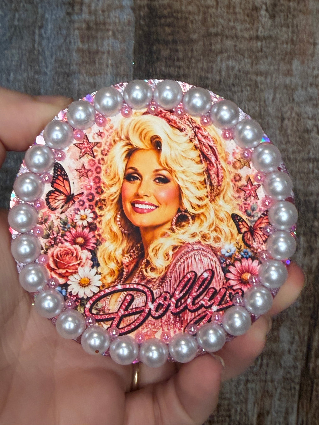Dolly Inspired Car Freshie | Magnolia Moon Scent | Pink Country Air Freshener | Western Car Decor | Southern Girl Gift