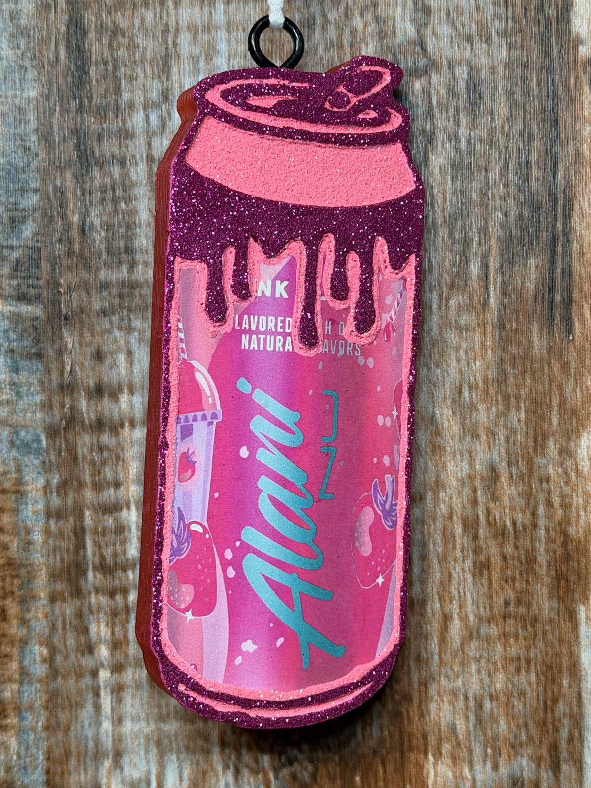 Pink Alani Car Freshie – Citrus Breeze Scent | Inspired Energy Drink Air Freshener