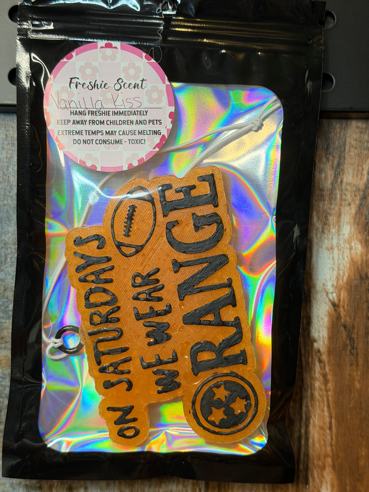 On Saturdays We Wear Orange Car Freshie | Tennessee Vols Air Freshener