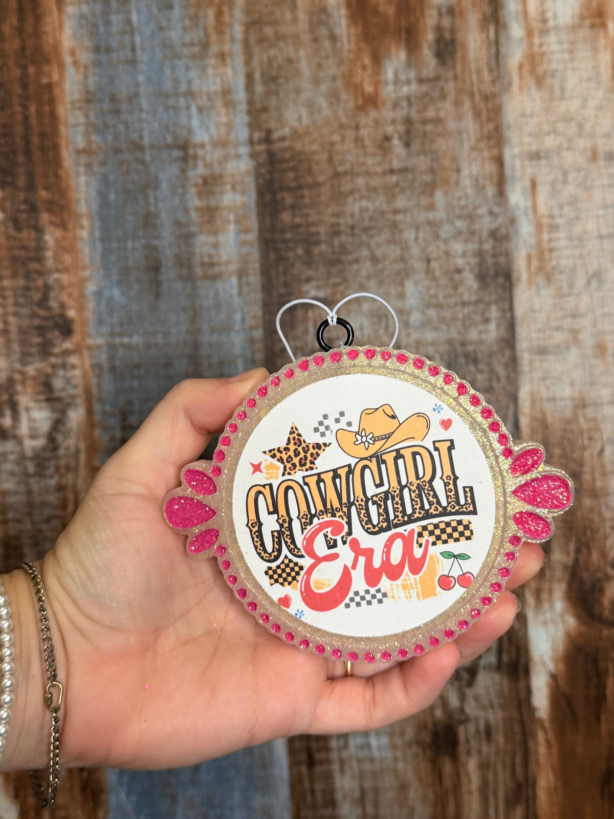 Cowgirl Era Western Car Freshie | Watermelon Jolly Rancher Scent
