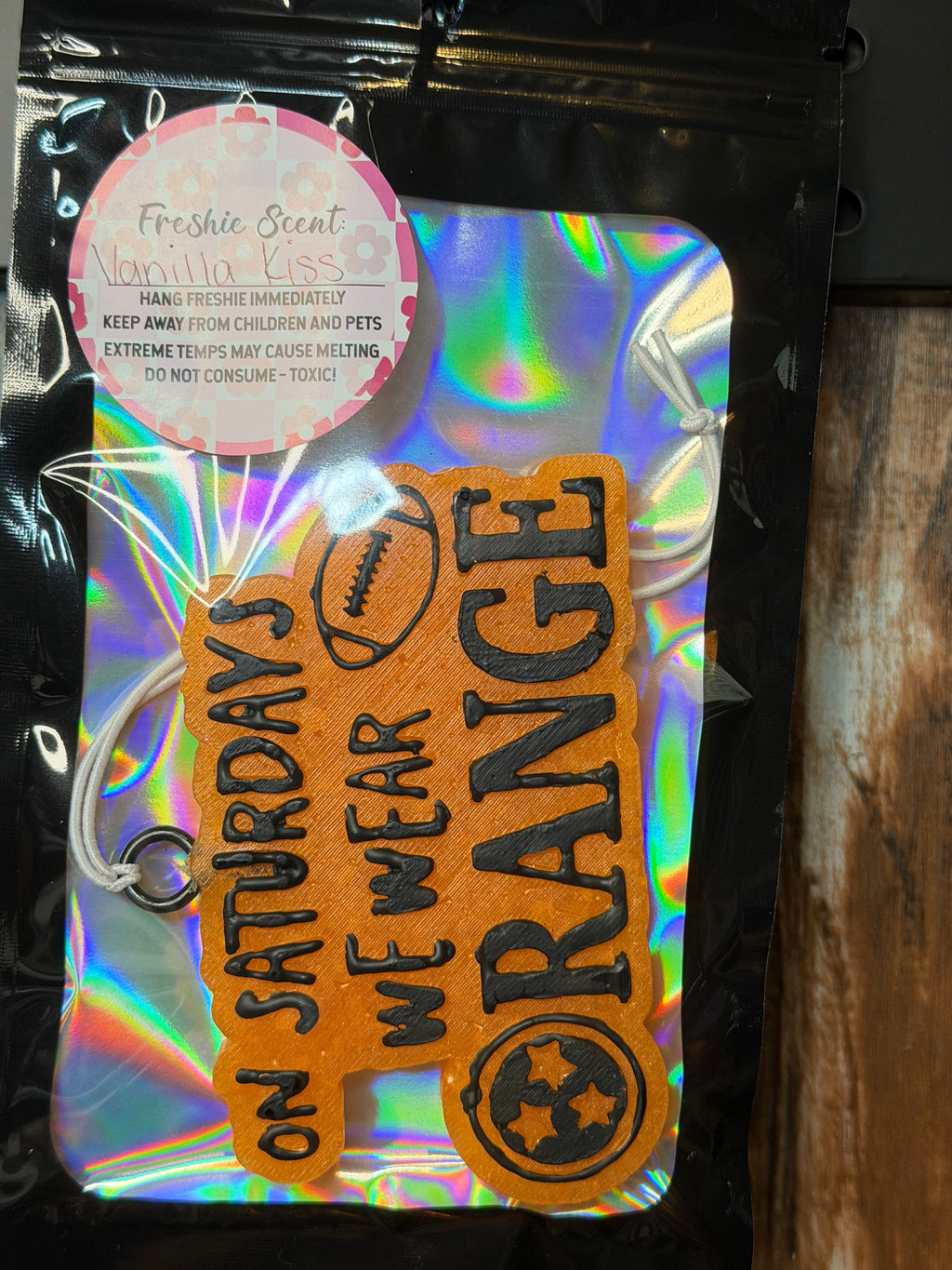 On Saturdays We Wear Orange Car Freshie | Tennessee Vols Air Freshener