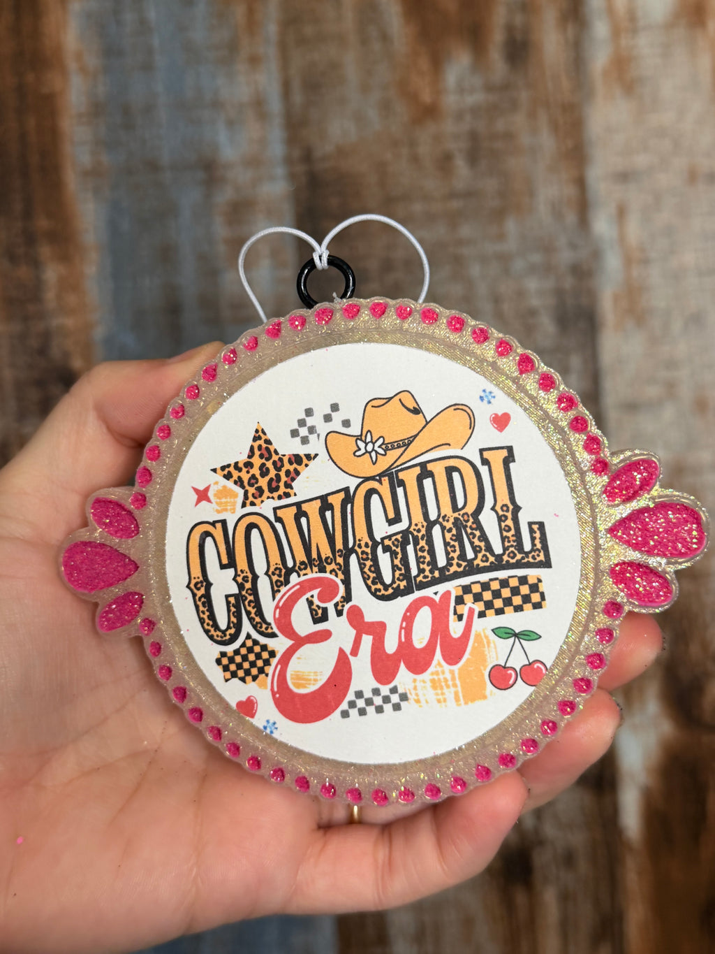 Cowgirl Era Western Car Freshie | Watermelon Jolly Rancher Scent