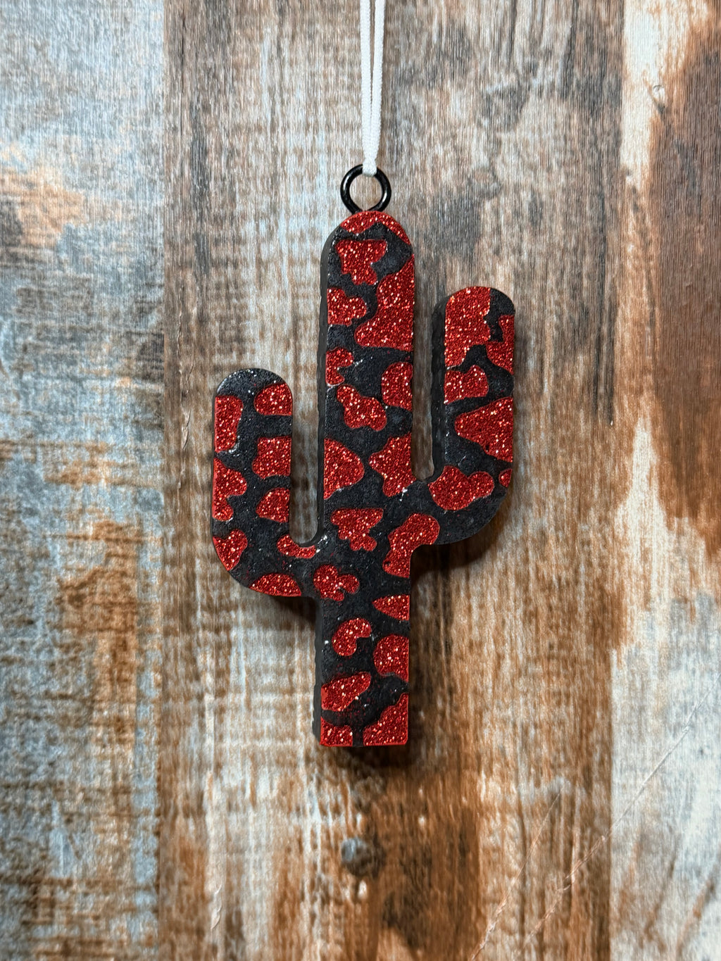 Cactus Car Freshie – Driftwood & Hide Scent | Western Desert Air Freshener