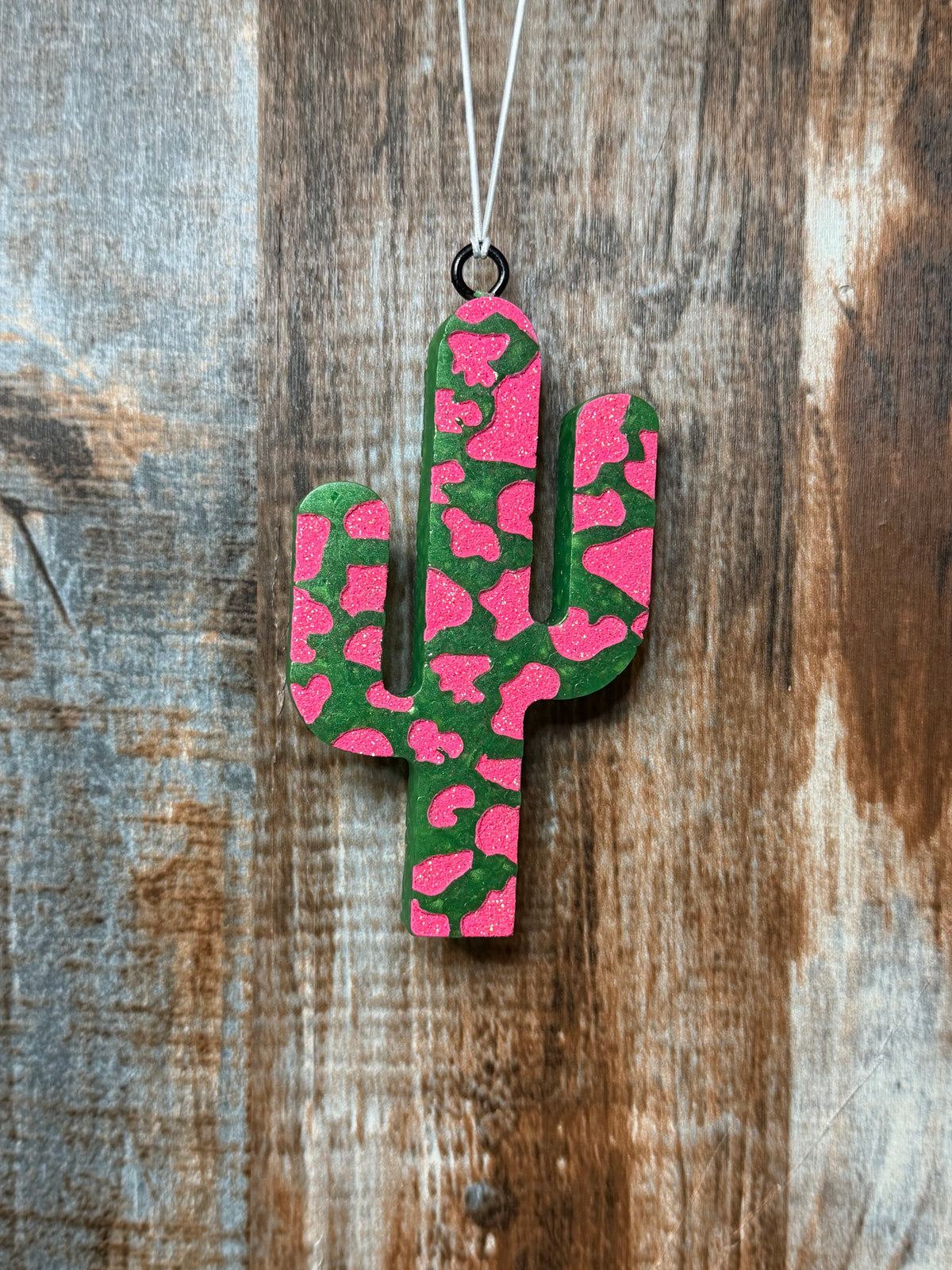 Cactus Car Freshie – Strawberry Bliss Scent | Western Desert Air Freshener