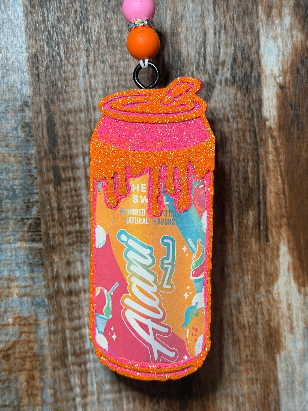 Sherbet Swirl Alani Car Freshie | Vanilla Kiss Scent | Long-Lasting Air Freshener