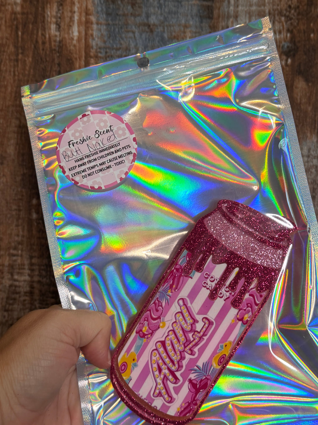 Pink Cotton Candy Alani Car Freshie | Butt Naked Scent