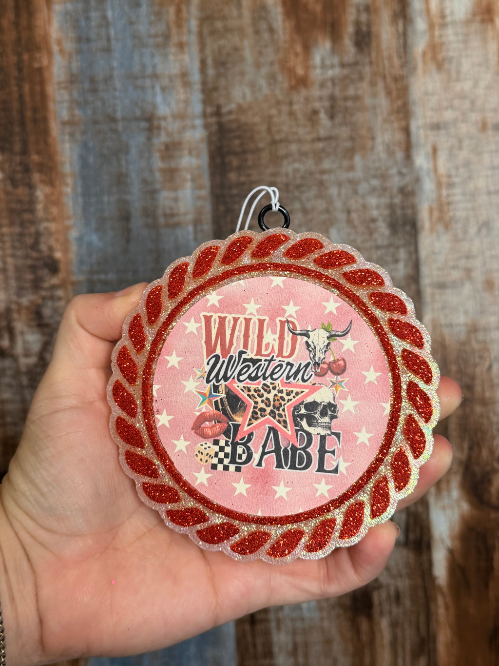 Wild Western Babe Car Freshie | Strawberry Bliss Scent