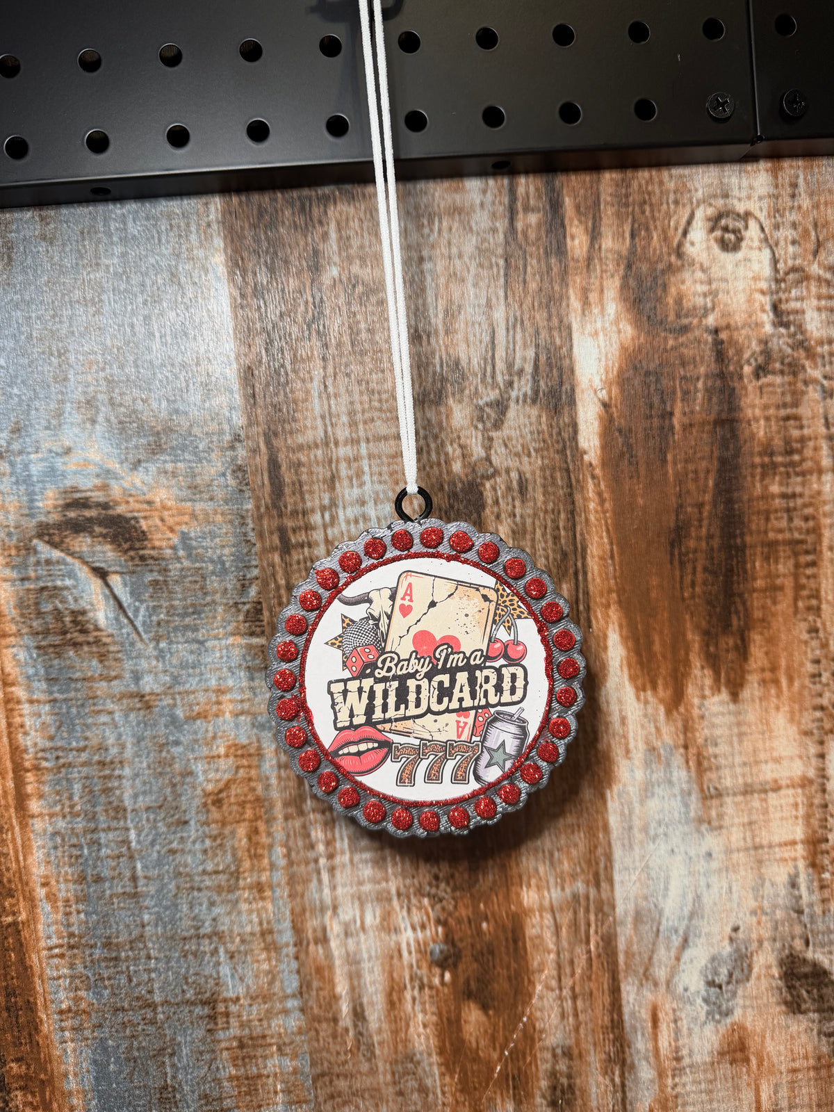Baby I’m a Wild Card Car Freshie | Black Sea Scent | Western Car Air Freshener