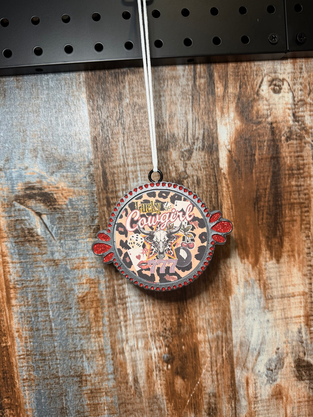 Lucky Cowgirl Car Freshie | Black Ice Scent | Western Car Air Freshener