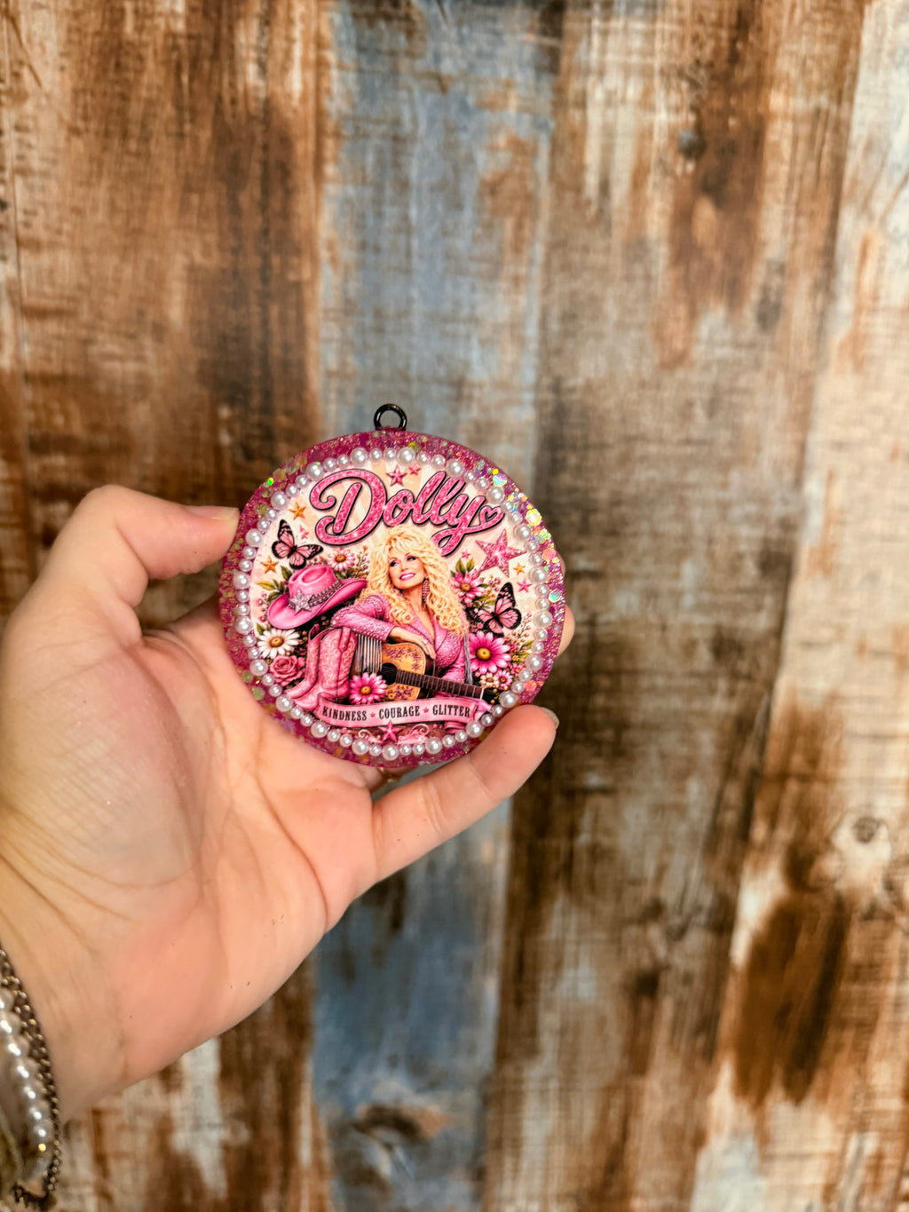 Dolly Kindness, Courage & Glitter Car Freshie – Magnolia Moon