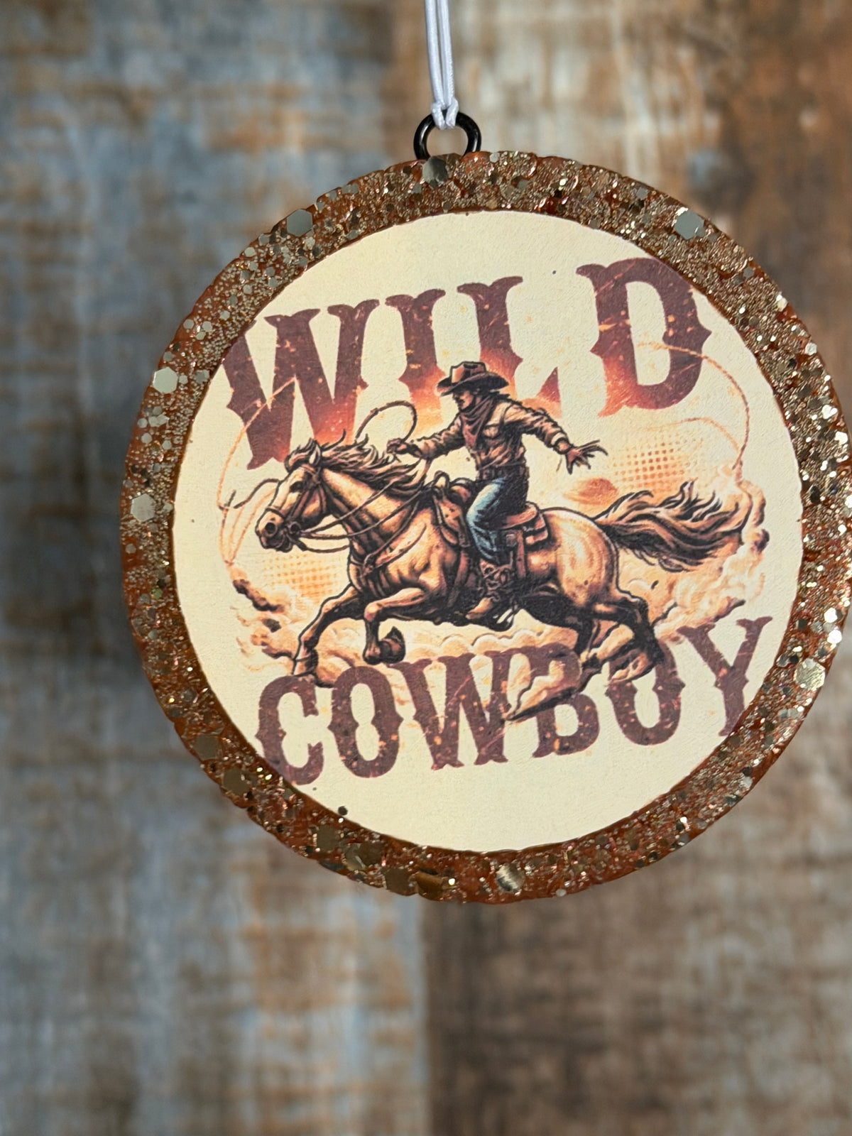 Wild Cowboy Car Freshie | Western Cowboy Horse Air Freshener | Birthday Cake Scent