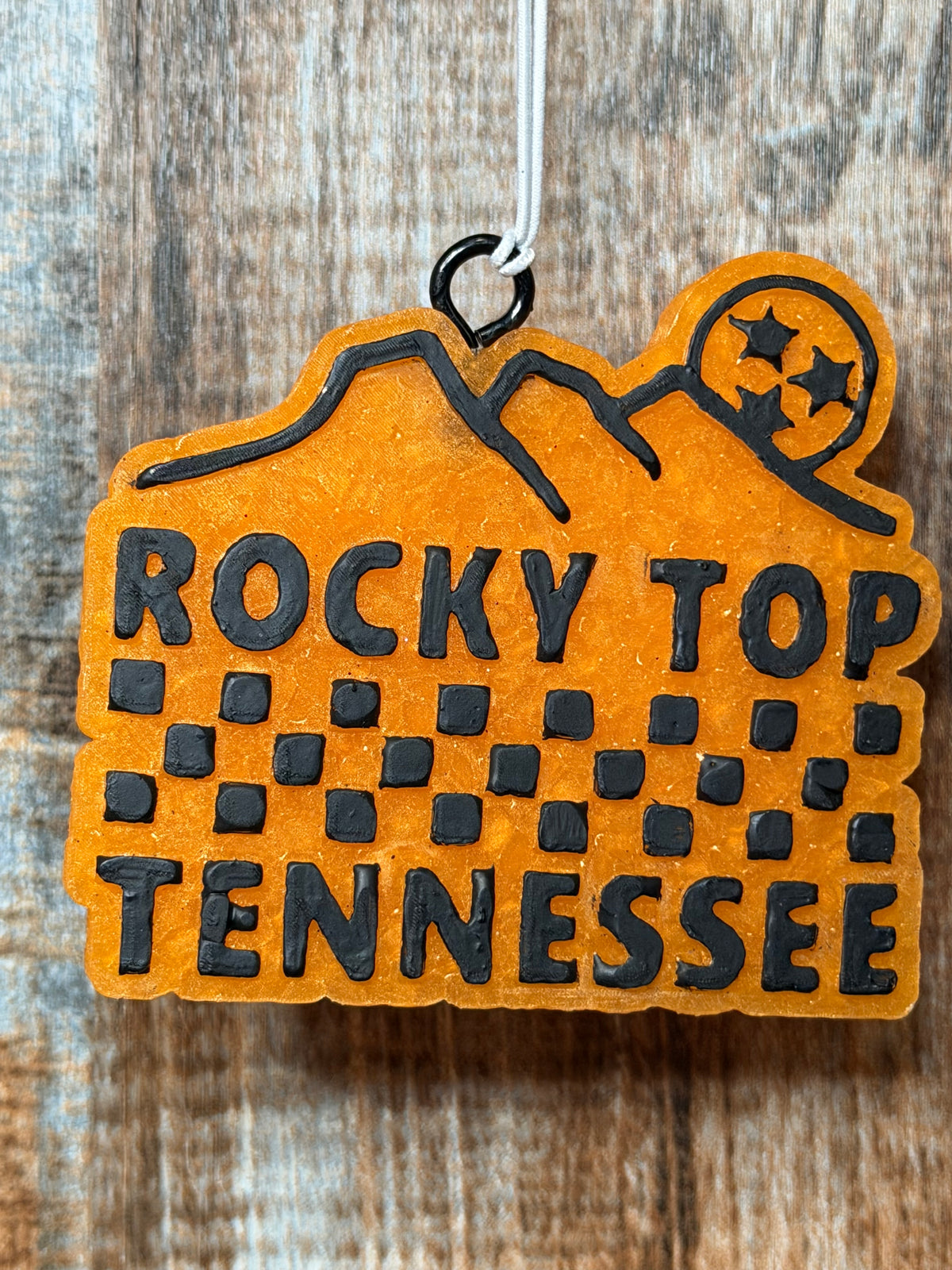 Rocky Top Tennessee Car Freshie – Citrus Breeze Scent | Tennessee Volunteer Air Freshener