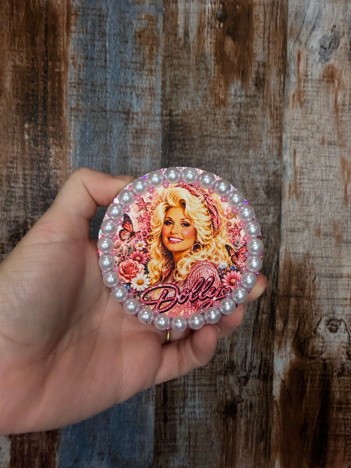 Dolly Inspired Car Freshie | Magnolia Moon Scent | Pink Country Air Freshener | Western Car Decor | Southern Girl Gift