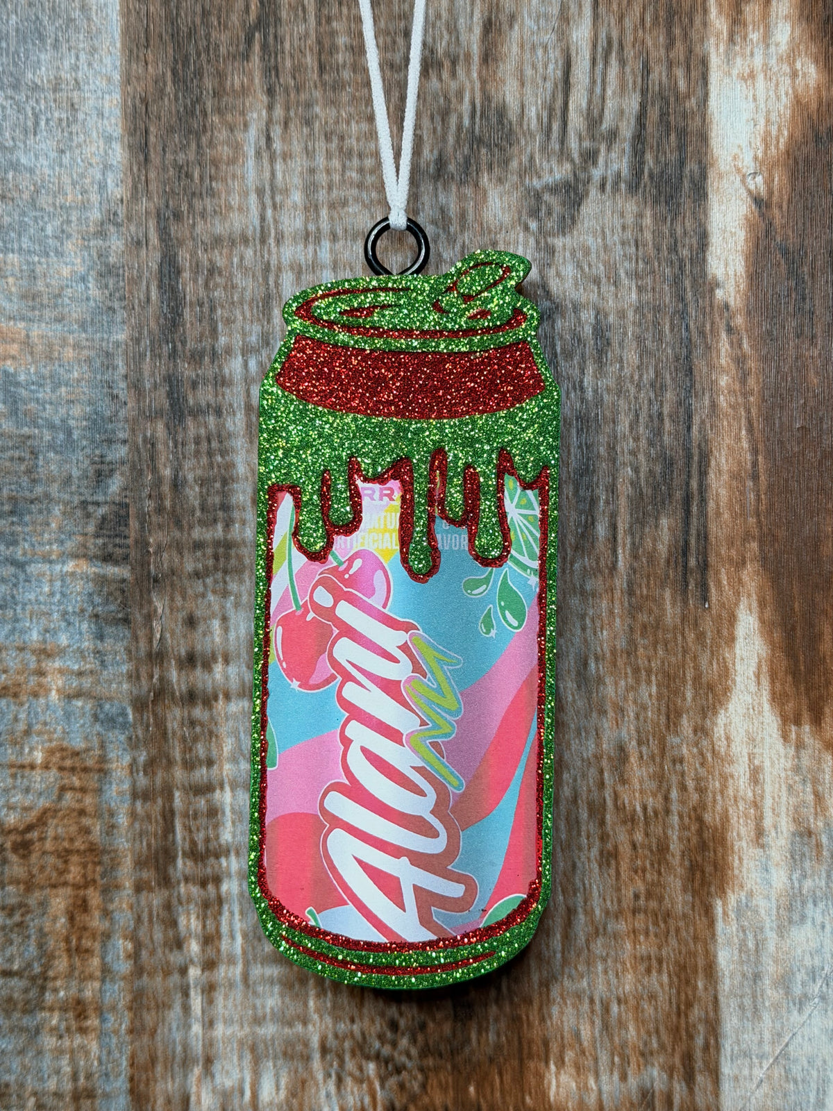 Cherry Twist Alani Car Freshie – White Tea Scent | Inspired Energy Drink Air Freshener