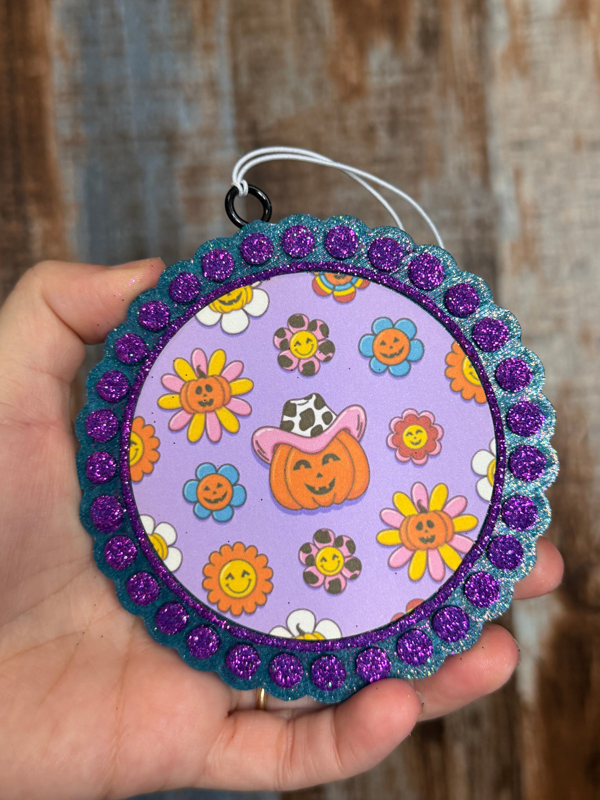 Cowgirl Pumpkin Car Freshie | Harvest Pipe Scent