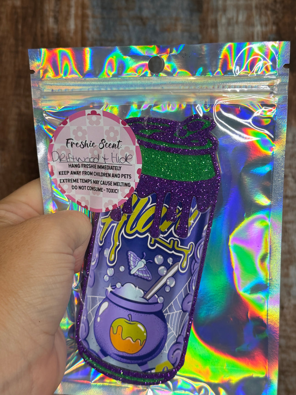 Witch’s Brew Energy Drink Car Freshie | Driftwood & Hide