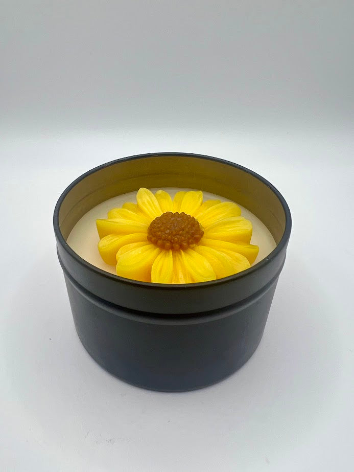 8 oz Wickless Sunflower Candle