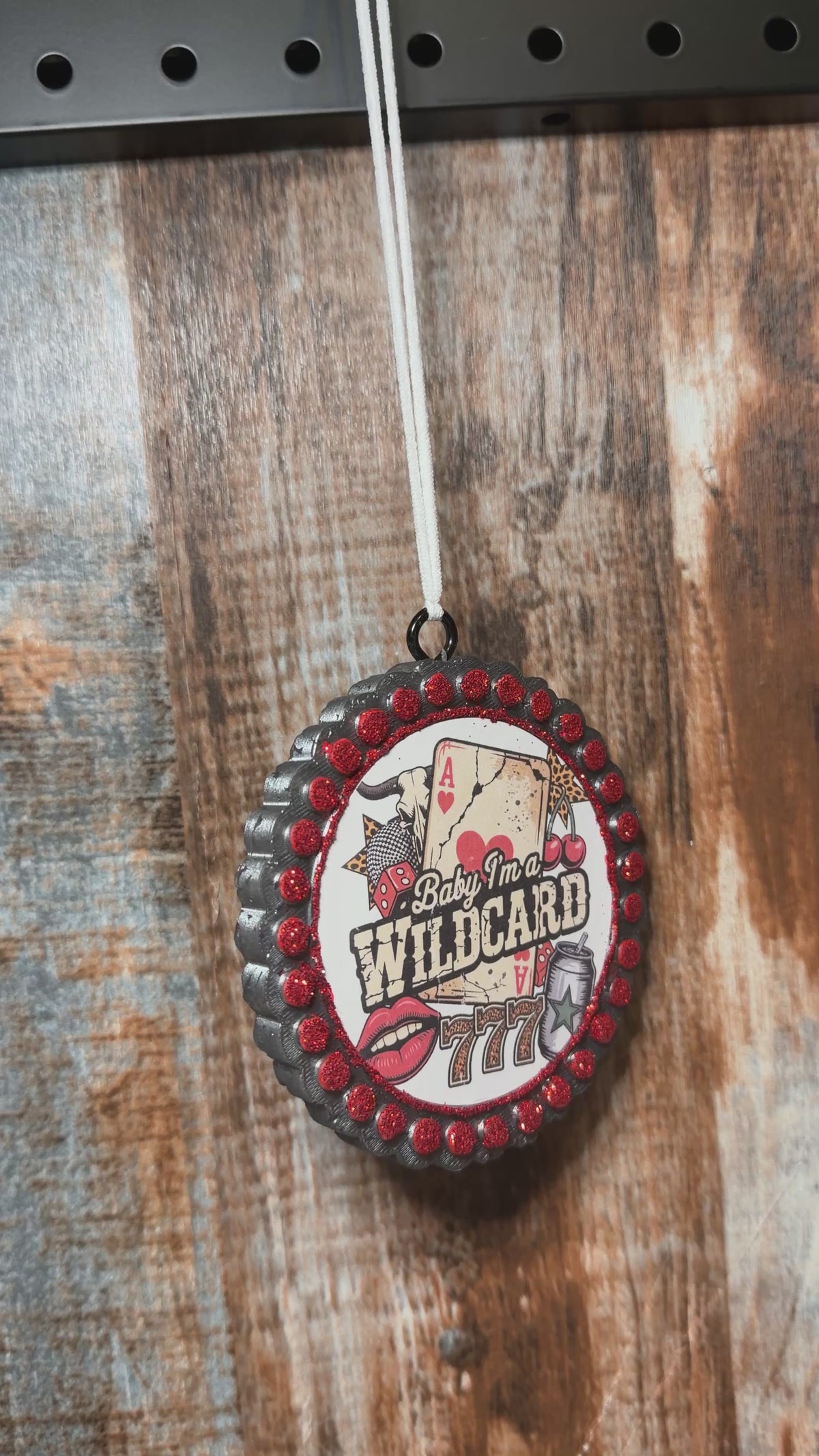 Baby I’m a Wild Card Car Freshie | Black Sea Scent | Western Car Air Freshener