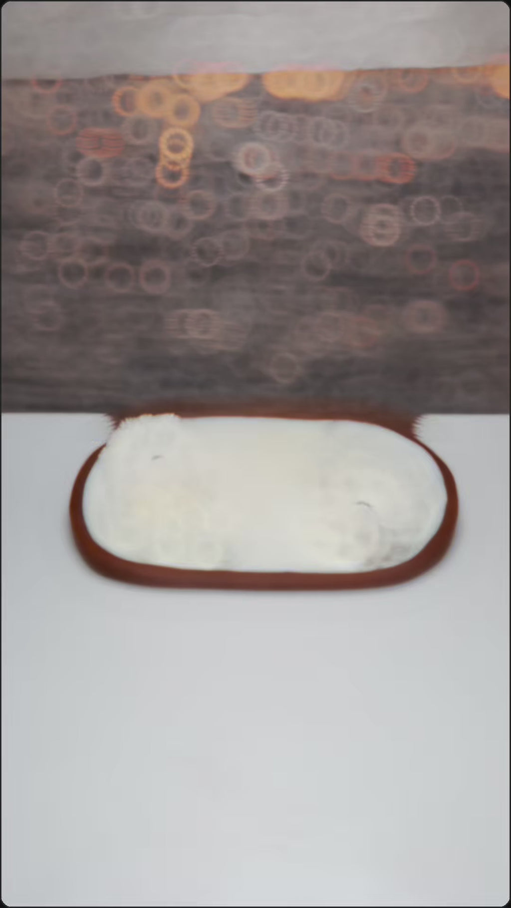 10 oz Wooden Dough Bowl Candle